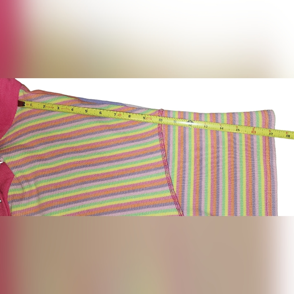Fantastic Fawn Striped Polo Dress With Pockets. Size Medium. - Picture 5 of 9